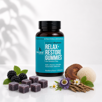 Functional Mushroom Relax + Restore Gummies, 30 count