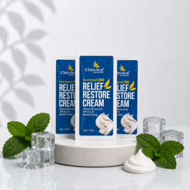 CBD Relief Restore Cream .5 oz Sample Size 12 pack